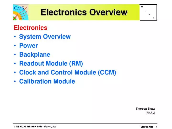 electronics overview