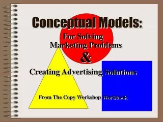 Conceptual Models: