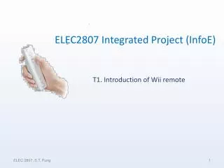 T1. Introduction of Wii remote