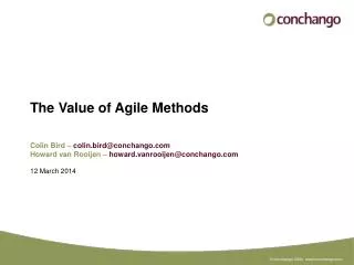 The Value of Agile Methods