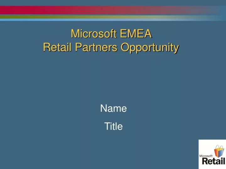 microsoft emea retail partners opportunity