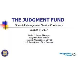 THE JUDGMENT FUND