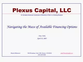 Plexus Capital, LLC