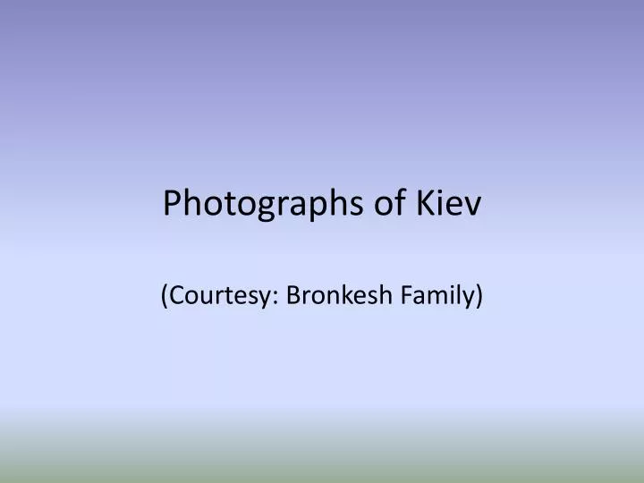 photographs of kiev