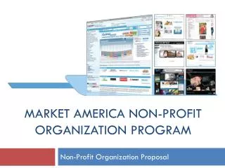 Market America Non-Profit Organization Program