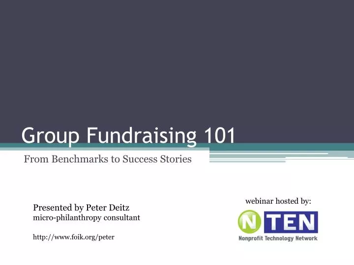 group fundraising 101