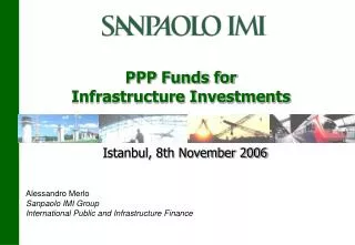 PPP Funds for Infrastructure Investments