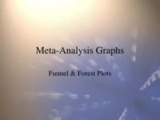 Meta-Analysis Graphs