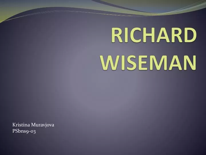 richard wiseman