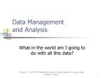 Data Management and Analysis - slide 1
