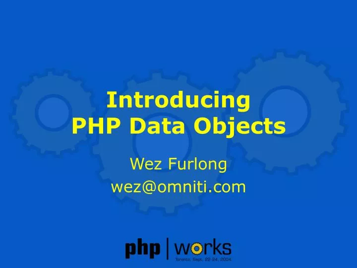 introducing php data objects