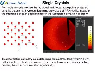 Single Crystals