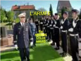 L’ARMÉE