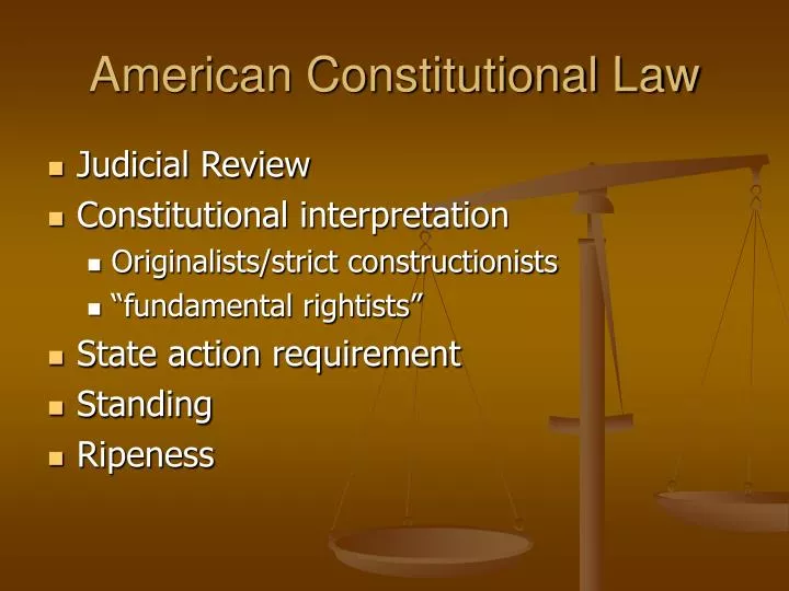 american constitutional law