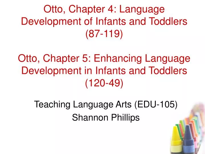 teaching language arts edu 105 shannon phillips