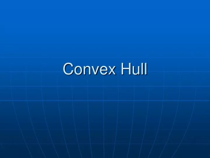 convex hull