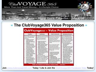 The ClubVoyage365 Value Proposition