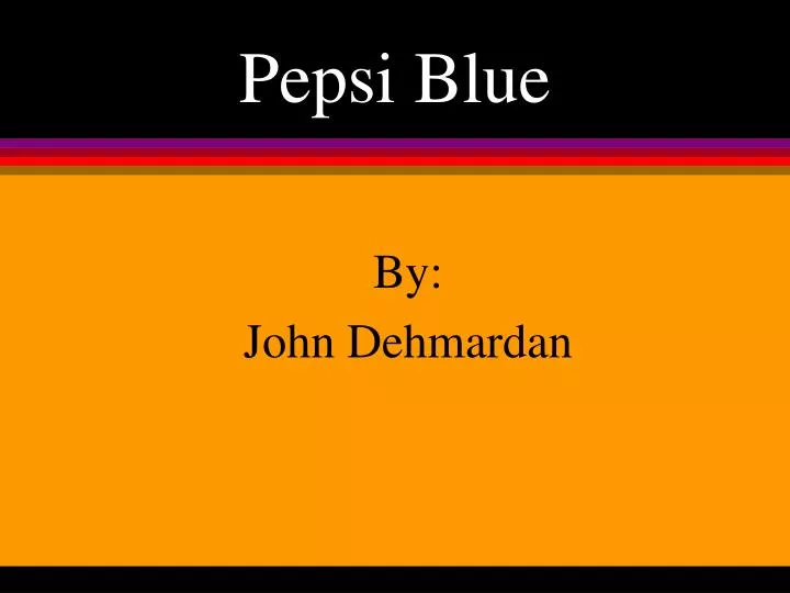 pepsi blue