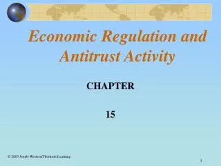 Economic Regulation and Antitrust Activity