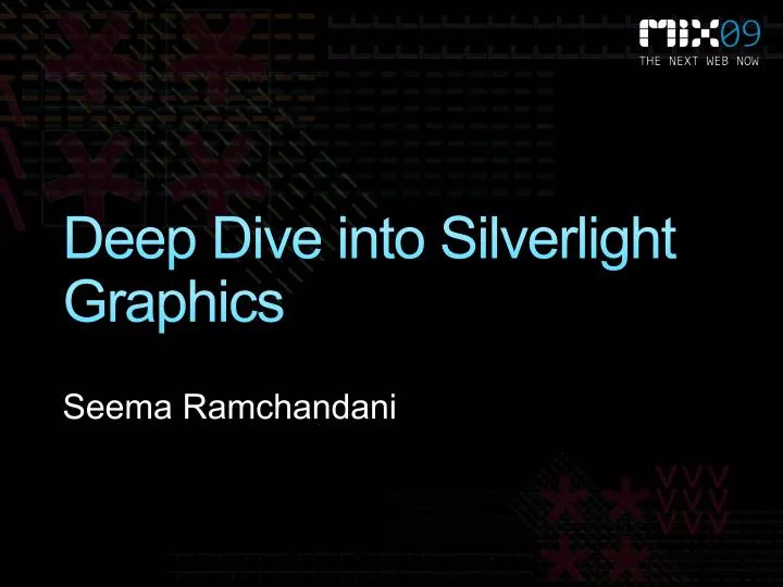 deep dive into silverlight graphics