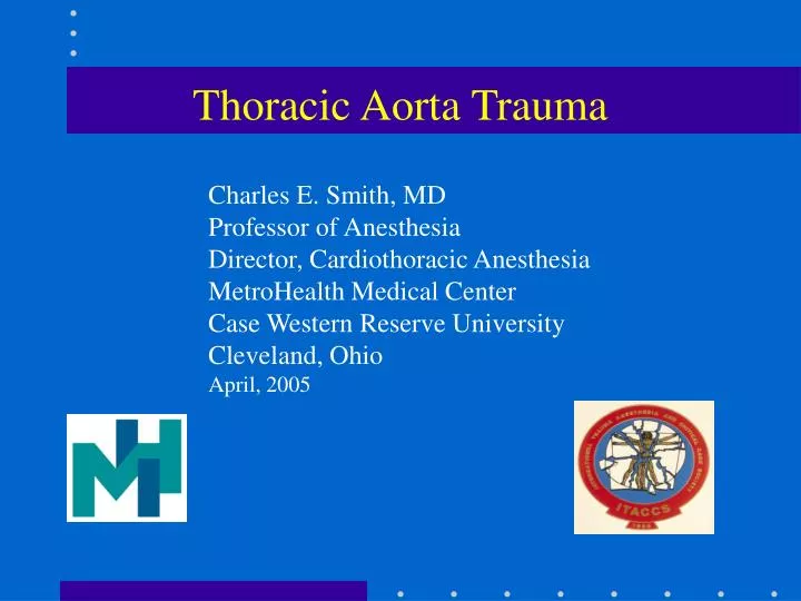 thoracic aorta trauma