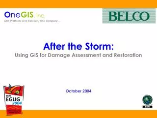 After the Storm: Using GIS for Damage Assessment and Restoration