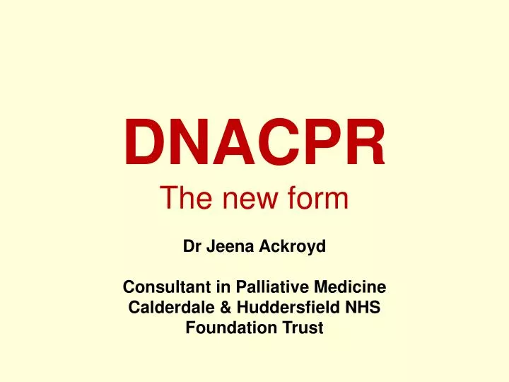 dnacpr the new form