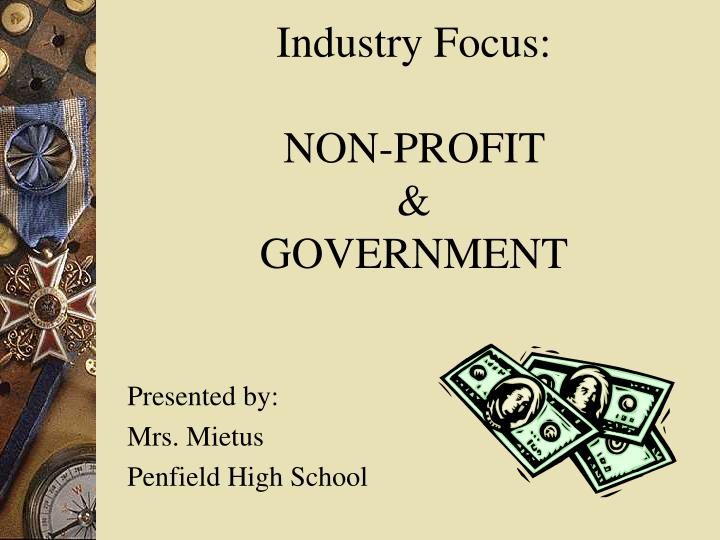industry focus non profit government