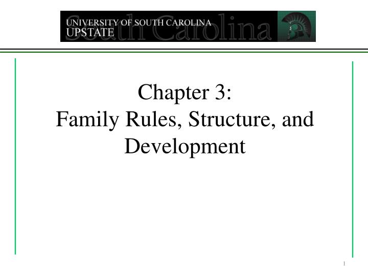 chapter 3 family rules structure and development