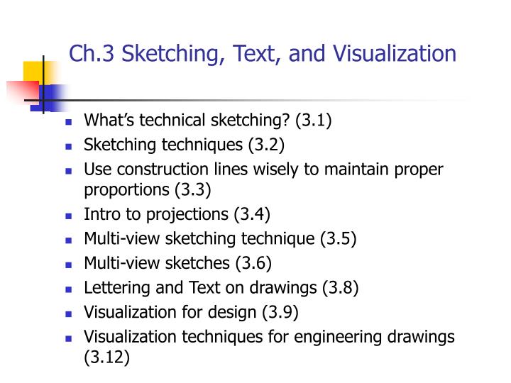 ch 3 sketching text and visualization
