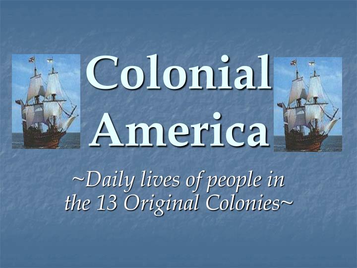 colonial america