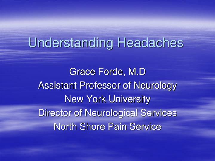 understanding headaches