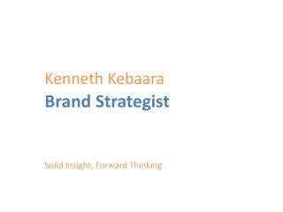 Brand Strategy Portfolio