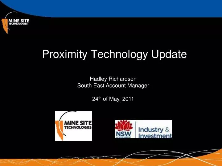 proximity technology update