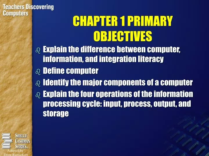 chapter 1 primary objectives