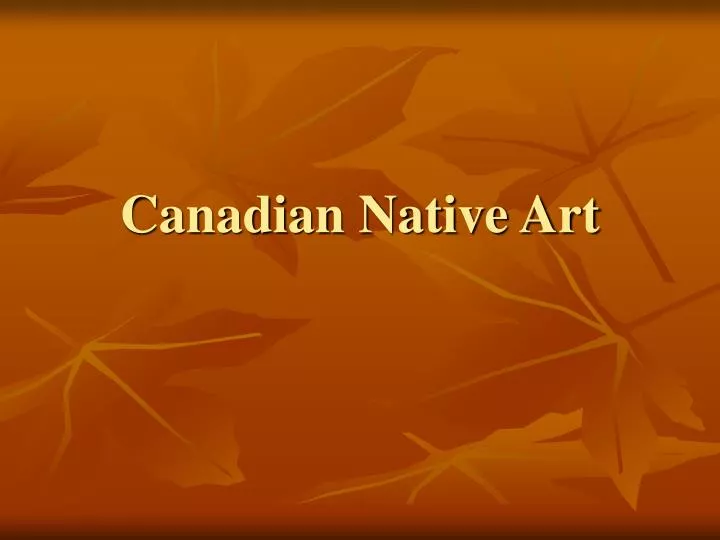 canadian native art