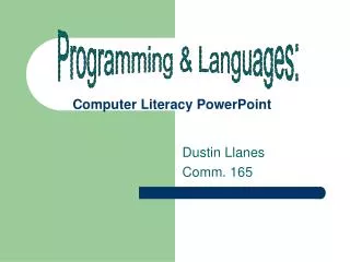 Computer Literacy PowerPoint