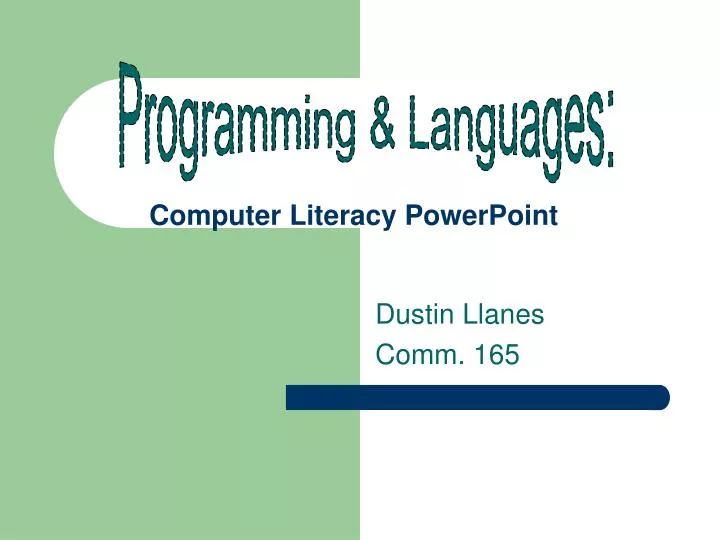 computer literacy powerpoint