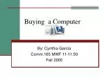 Buying a Computer - slide 1