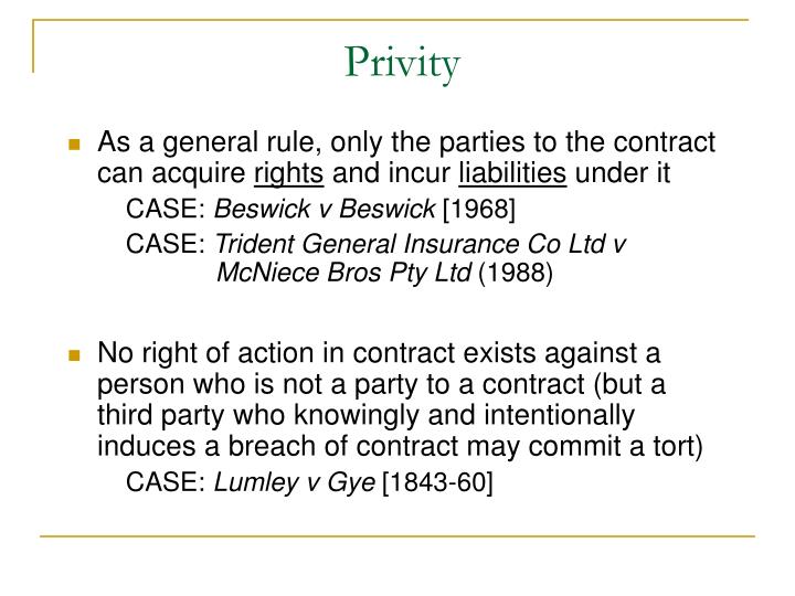 privity