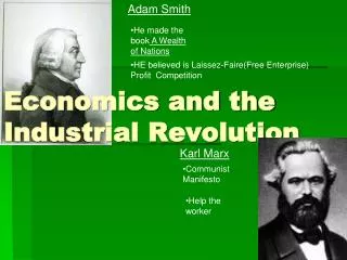Economics and the Industrial Revolution