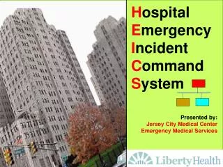 Presented by: Jersey City Medical Center Emergency Medical Services