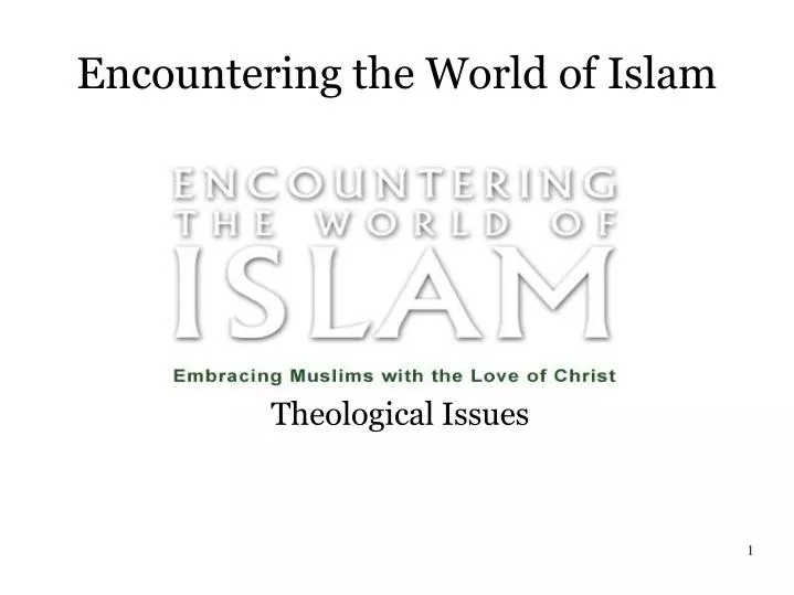 encountering the world of islam