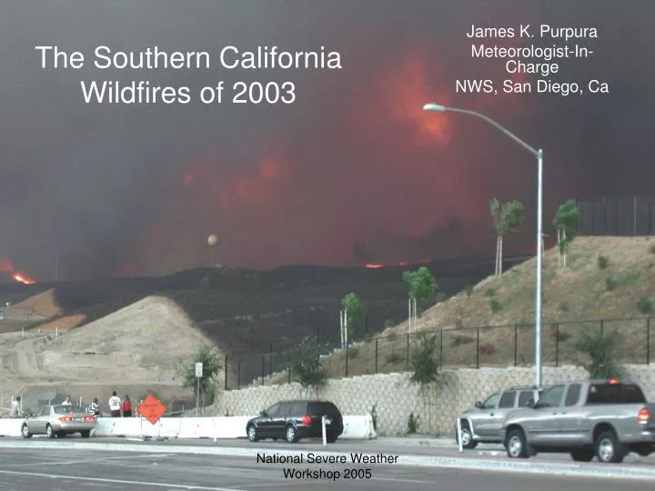 the southern california wildfires of 2003
