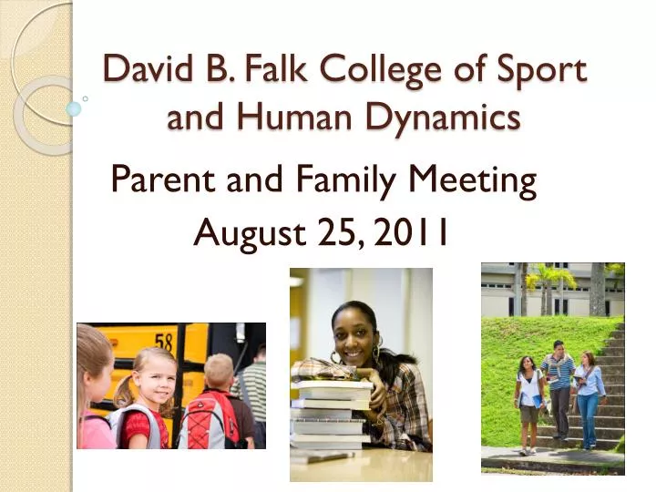 david b falk college of sport and human dynamics