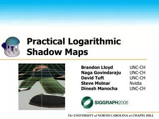 Practical Logarithmic Shadow Maps