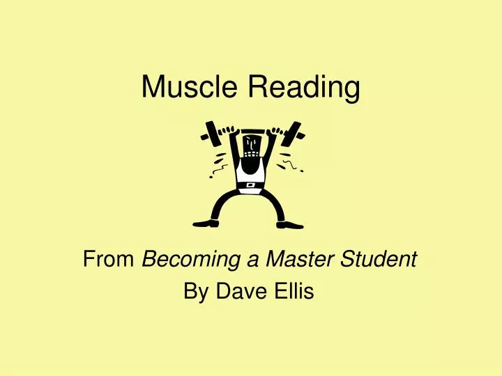 muscle reading