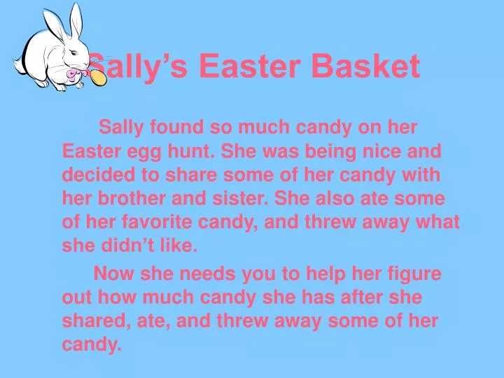 sally s easter basket