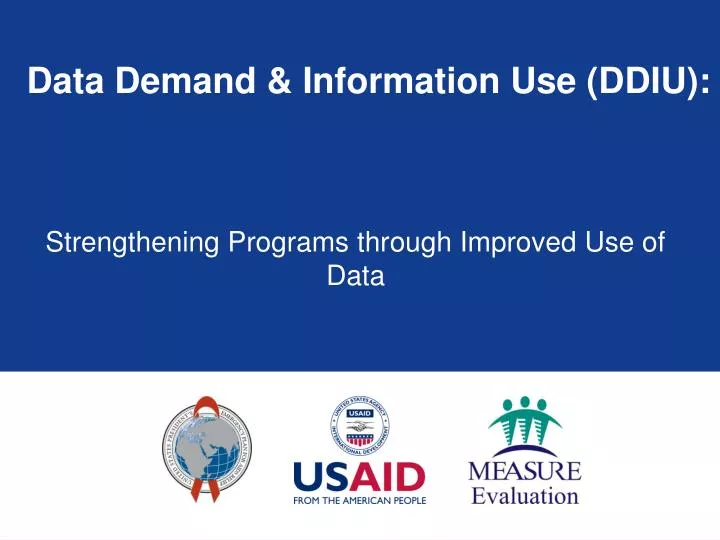 data demand information use ddiu