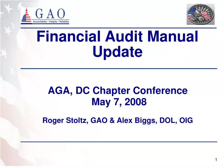 financial audit manual update